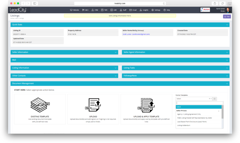 SignFast eSign Integration for Real Estate Listing Management